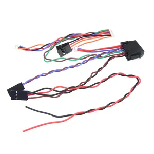 Molex fio de silicone para montagem, peitoral para montagem de cabos automotivos de 43020-1200 51021-0400 a jst GHR-04V-S 3pin 2.4mm