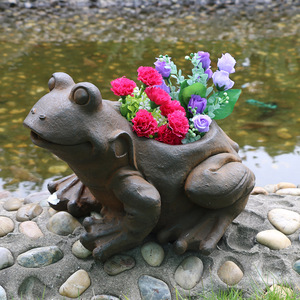 Macetas y Jardineras con Forma <span class=keywords><strong>de</strong></span> <span class=keywords><strong>Rana</strong></span> del Mercado Americano para Decoración del Hogar y Jardín - Product Image 4