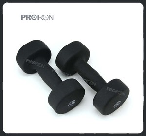 Black colorful Wholesale Neoprene dumbbell weight set for selling - Product Image 6