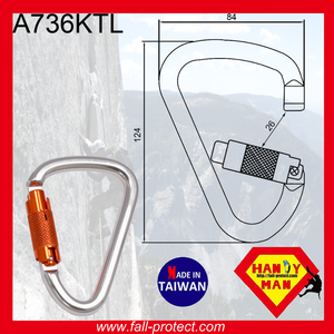 HMS Type 25KN Big Gate Open Mountain Climbing Aluminum Carabiner - Product Image 4