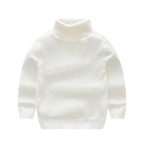 Bambini tinta unita in maglia per bambini 1-8 anni del bambino pullover delle ragazze caldo di natale dropshipping maglione - Product Image 4