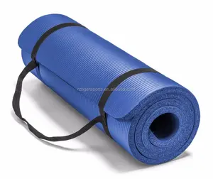 Tiger Sports NBR-esterilla de yoga con correa o bolsa de red para gimnasio, entrenamiento de yoga