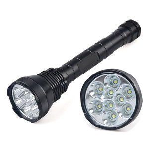 10000Lm Grootlicht Zaklamp 5-Mode XML T6 9 LED Grote Zaklamp