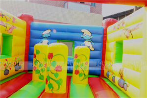 Joyeux <span class=keywords><strong>Plaisir</strong></span> Heureux Rebond <span class=keywords><strong>Maison</strong></span> Gonflable Saut Videur Château pour Vente - Product Image 5