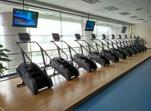 เครื่องออกกำลังกายแบบขึ้นบันได <span class=keywords><strong>ราคา</strong></span>โรงงาน รุ่นยอดนิยมสำหรับใช้ในเชิงพาณิชย์ เครื่องจำลองการปีนบันไดสำหรับยิม อุปกรณ์ออกกำลังกายแบบขึ้นบันได - Product Image 4