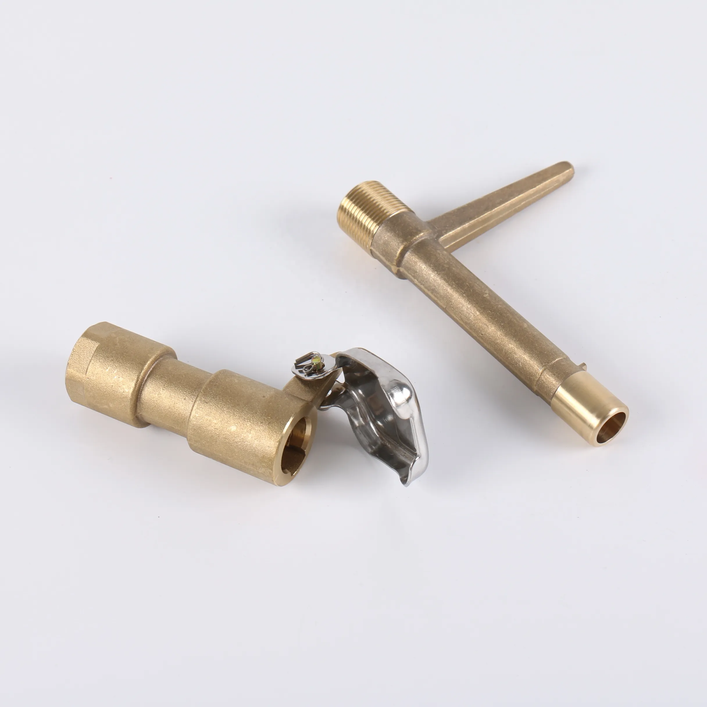 Brass sprinkler head coupling valve to get water fast 3/4" and 1"