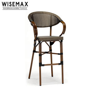 Tabouret de bar en rotin, mobilier de <span class=keywords><strong>salon</strong></span>, bon marché, pour <span class=keywords><strong>bistrot</strong></span>-café, balcon et extérieur, france - Product Image 5