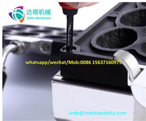 Delimanjoo Cake Stuffing Making Machine,taiyaki Waffle Maker Machine,semi-auto Type Bear Shape Cake Making Machine