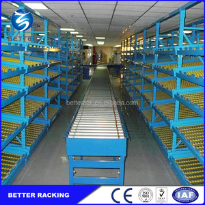 Sistema de estanterías de recolección de pedidos de alta eficiencia, sistemas de estanterías de rodillos de flujo por gravedad, estantes de flujo de cartón por gravedad - Product Image 4