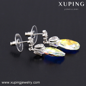 93960 Xuping <span class=keywords><strong>Swarovski</strong></span> bijoux boucles d'oreille en forme de goutte d'eau et fleur de strass pour femmes - Product Image 5