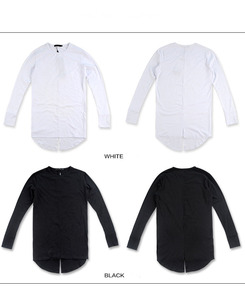 De gran tamaño de Manga Larga Camiseta de <span class=keywords><strong>Los</strong></span> Hombres Con El Agujero Del Pulgar - Product Image 1