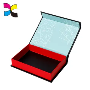 Thiết Kế Tùy Chỉnh Mạnh Mẽ Cứng Bìa Cứng Hộp Mạnh Mẽ Flaped Cuốn Sách Hình Dạng Hộp Dịch Vụ Thiết Kế Gói Tiên Tiến Với Đóng Cửa Nam Châm - Product Image 1