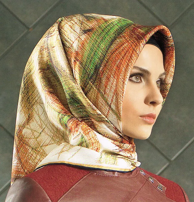 אופנה הנמכר ביותר מודפס באיכות יד רכה מרגיש פוליאסטר חיג 'אב צעיף לנשים