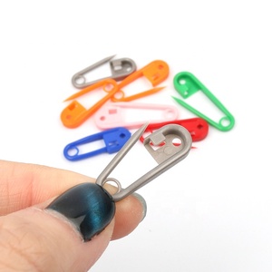 Prix moins cher Personnalisé Noir <span class=keywords><strong>À</strong></span> La Mode BRICOLAGE En Plastique Coloré Par Chapeaux <span class=keywords><strong>Épingle</strong></span>s De Sûreté pour Accessoires De Vêtement - Product Image 3