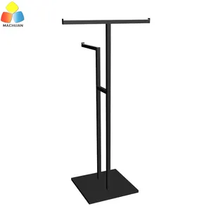 De las mujeres de la <span class=keywords><strong>moda</strong></span> de la tienda de metal de 4 colgando ropa venta al por menor de visualización bastidores soporte - Product Image 1