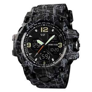 Montre-bracelet SKMEI <span class=keywords><strong>1155B</strong></span>, vente en gros, montres de haute qualité, résistance à l'eau 3 ATM, fond en acier inoxydable - Product Image 2