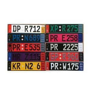 De aluminio de JDM coches placa de la <span class=keywords><strong>europea</strong></span> y de coches placa de la - Product Image 1