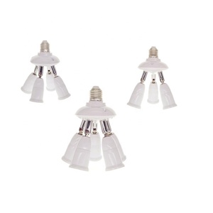 360 度旋转 E27 灯适配器插座 110 V 220 V 可调转换器分配器 3 In 1/4 In 1/5 在 1 个灯座灯泡 - Product Image 1
