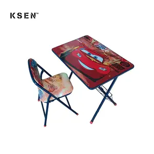 便宜的价格可折叠儿童学习桌带椅子的TC0089