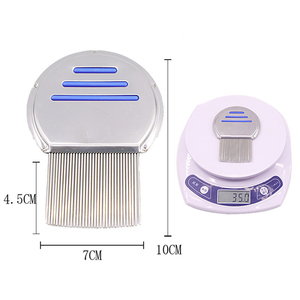 Di alta Qualità In Acciaio Inox Pet Pettine della Pulce di Rimozione Grooming Strumento per Rimuovere Pulci e Zecche - Product Image 3