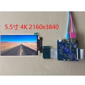 Layar LCD 5.5 Inci 4K AUO With dengan Papan Pengontrol Opsional untuk Monitor