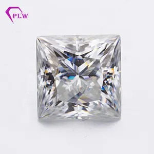 wholesale price DEF Princess cut Moissanite loose stone