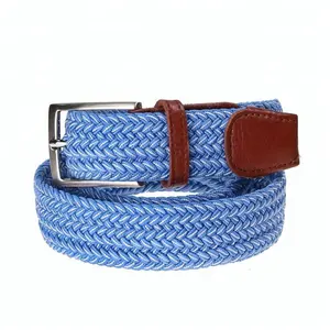 Factory Custom Braided Elastic Rope Belt for Men