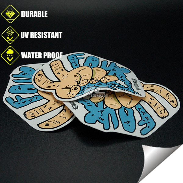 0.12mm доказательство воды adhensive наклейки из пвх