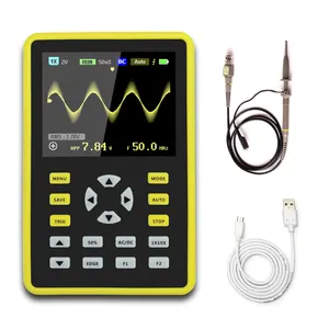 XDDZ 5012H 2.4 "écran d'affichage LCD Mini oscilloscope numérique portable avec bande passante 100MHz et taux d'échantillonnage 500 MS/s