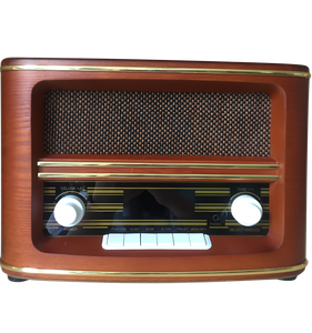 Réveil avec lecteur audio en bois, modèle <span class=keywords><strong>ancien</strong></span>, USB / BT - Product Image 2