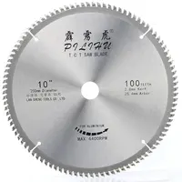 Tajam 10 "TCT Circular Miter Saw Blades untuk Cutting Aluminium