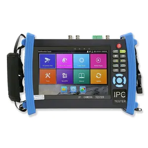 8MP CVI camera test New 7" CCTV Tester Monitor Wifi POE DC I/O H.264 H.265 4K IP Camera Tester Pro IPC-8600D plus