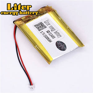 Plugue 1.25-<span class=keywords><strong>2</strong></span> P 113450 2500 mah 3.7 V Recarregável lipo bateria solar bateria de lítio polímero de iões de lítio com PCM - Product Image 1