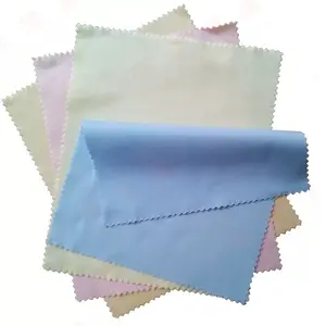 में स्टॉक बहु रंग आकार नरम microfiber साबर तौलिया चश्मा सफाई कपड़ा ताल लेंस साफ कपड़े