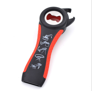 5 in 1 coperchi automatici in Silicone off portachiavi Multi-uso barattolo di <span class=keywords><strong>Soda</strong></span> apriscatole per regali promozionali - Product Image 4