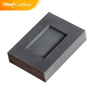100g grafite lingottiera per fare lingotti d'oro e d'argento bar, di alta puro stampo di grafite, grafite die - Product Image 1