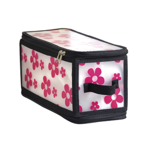 Strong Zipper Household Plastic Storage Box, Girl Living Room Cloth Underwear Plastic Containers