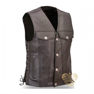 Chaleco y chaleco de cuero de diseñador para hombre con estilo, ropa de invierno formal, impermeable, respetuoso con el medio ambiente, transpirable - Product Image 1