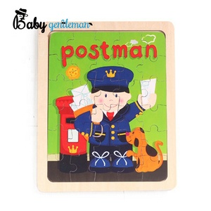 Custom fireman children educational wooden <span class=keywords><strong>puzzle</strong></span> for wholesale Z14289C - Product Image 4