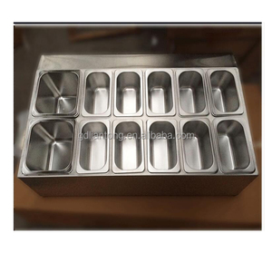 1/6 10 cm de acero inoxidable LFGB certificación Anti Jam Gn Pan helado de alimentos contenedor - Product Image 6