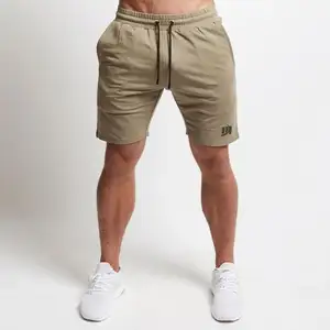 khaki men shorts spandex cotton shorts men printing drawstrings shorts