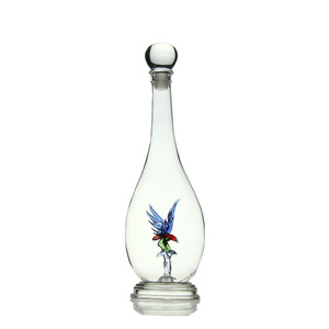 750ml Wine Bottle with Lid Stopper Vodka and <strong>Whiskey</strong> Rose Glass Bottle <strong>Whiskey</strong> <strong>Decanter</strong> Rum Tequila Vodka Bottle - Product Image 4
