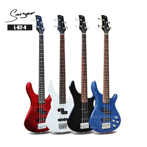 Las viñas de la música del logotipo del OEM de <span class=keywords><strong>4</strong></span> <span class=keywords><strong>cuerdas</strong></span> de la guitarra bass con instrumento sintonizador - Product Image 1