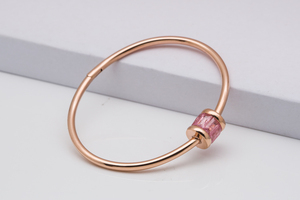 18 K Or <span class=keywords><strong>Rose</strong></span> Plaqué Sexe Cristal Bracelet Femmes, Gros Dernière Conception Indien Multicolore Fil De Soie Bracelet En Ligne - Product Image 3