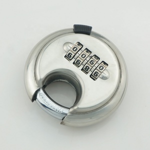 Bbdhome khóa kết hợp thép không gỉ 4 chữ số nặng bảo mật đĩa không khóa thời tiết với khóa móc có thể đặt lại - Product Image 2