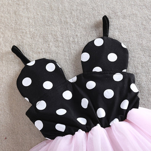 Proveedor de fábrica personalizado 2019 verano niñas Dot vestidos niños Polka Tutus princesa vestido - Product Image 2