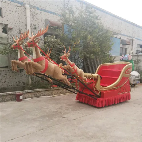 Neues Weihnachts schlitten Rentier Parade Auto