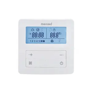 Menred MEN.APT-26 CE/RoHS sertifikalı yerden ısıtma sistemleri programlanabilir enerji tasarrufu dijital oda termostatı