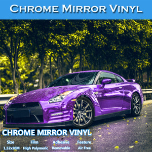 Carlike flexible cromo espejo vinilo brillante para automóviles <span class=keywords><strong>moto</strong></span> car WRAP - Product Image 2