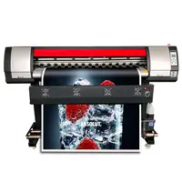 1.8M Roll To Roll Digital Inkjet XP600 Printer Nonair Eco DX5 Format Besar Mesin Pencetak Spanduk Poster Vinil